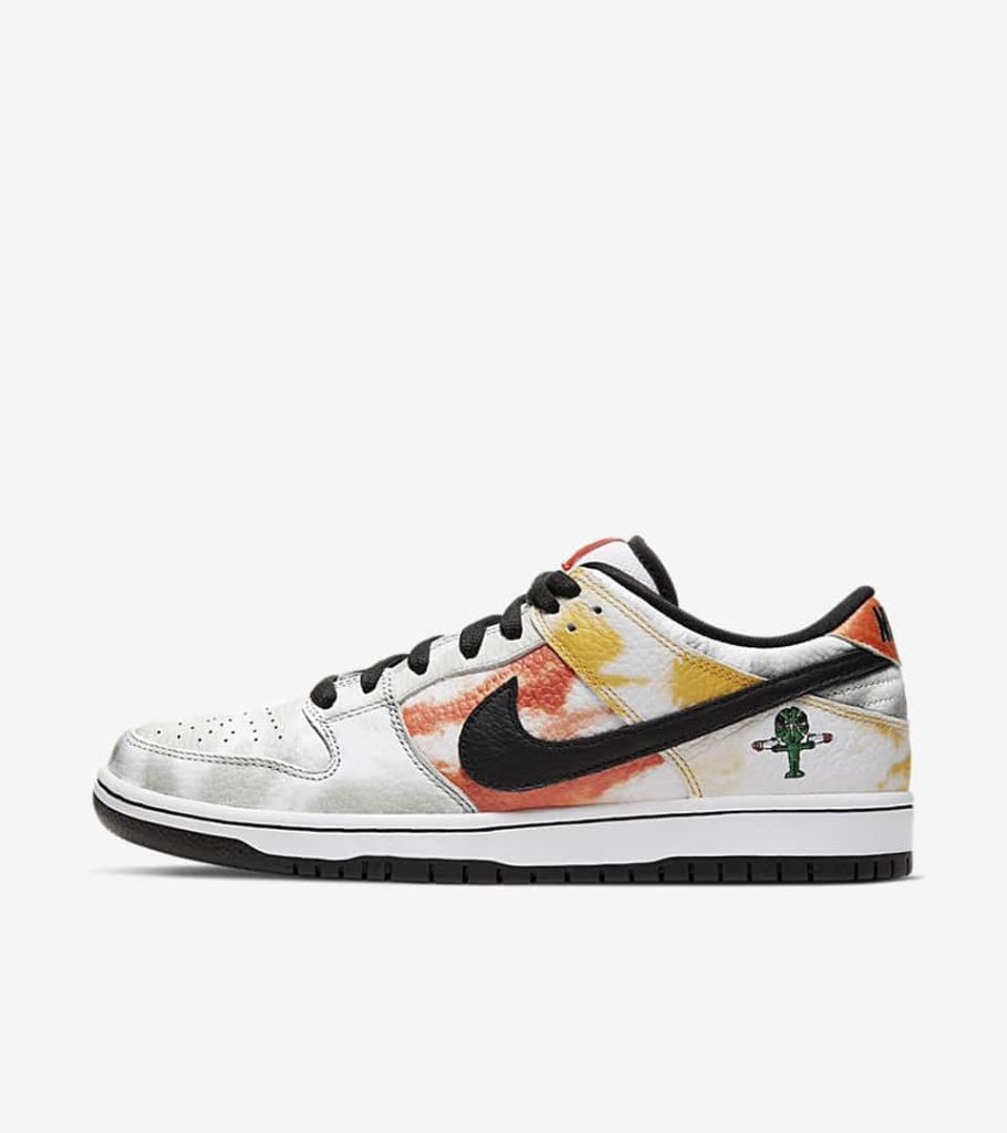 nike sb dunk raygun white