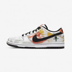 nike sb dunk low raygun white