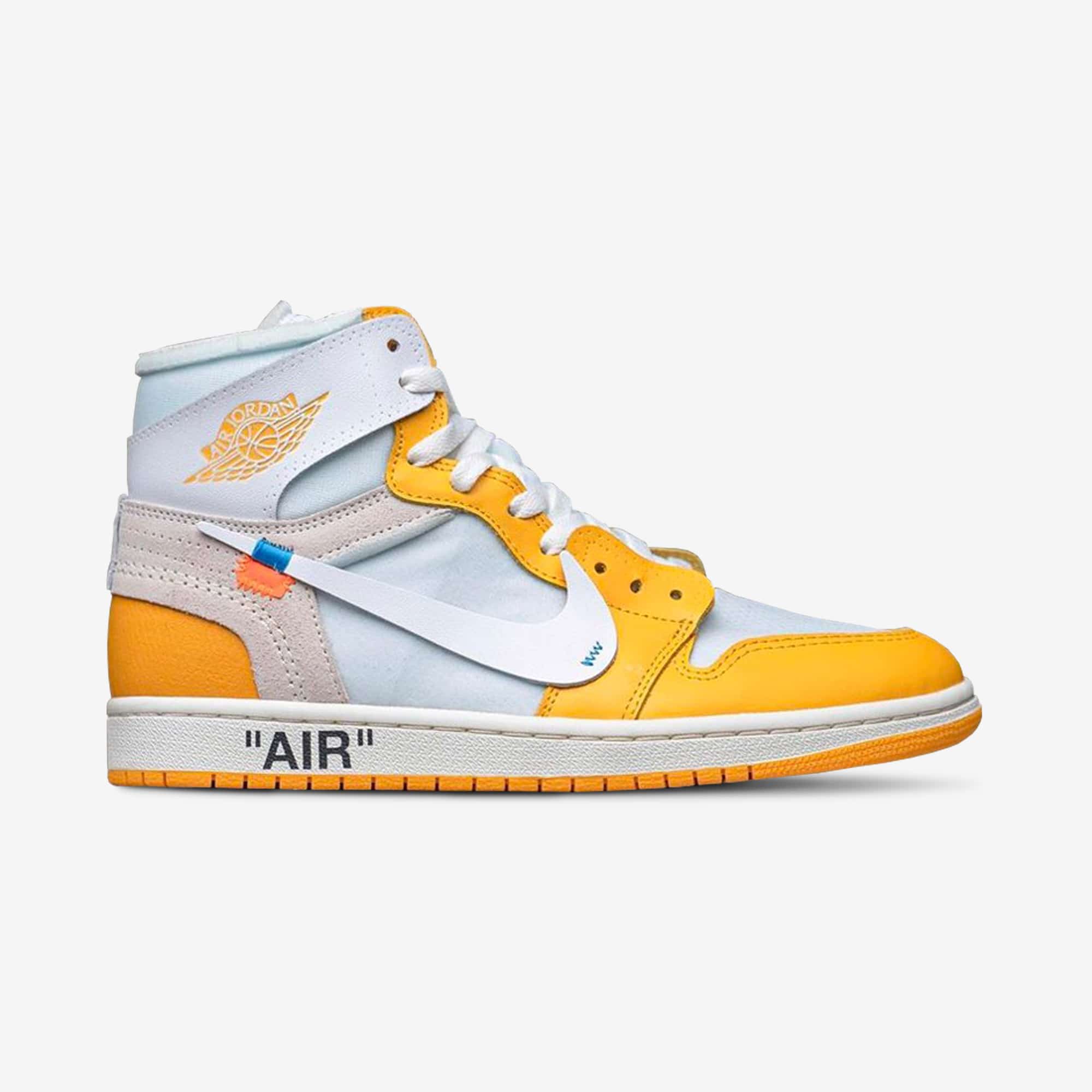 off white air jordan 1 canary yellow price
