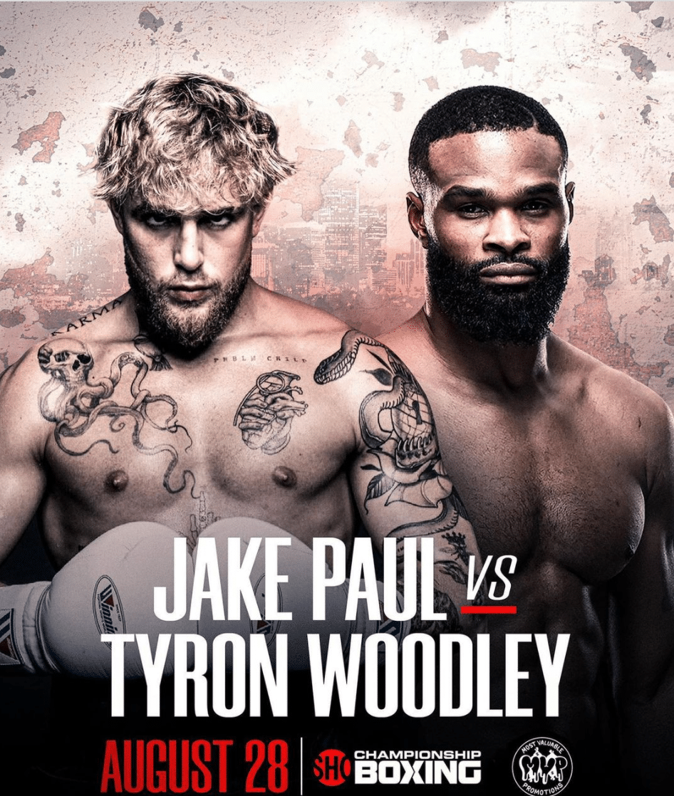 Jake Paul vs Tyron Woodley LIVE STREAM FIGHT