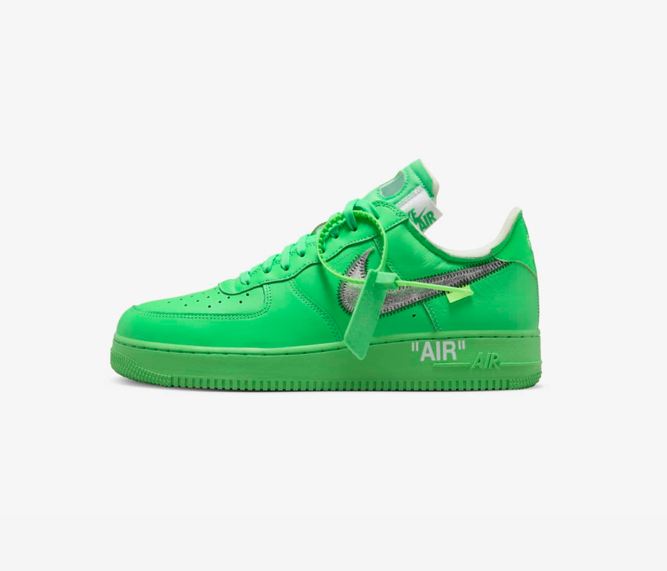 QC）Nike Air Force 1 Low Off White Brooklyn Light Green Spark form  sevenbonus GL? : r/RepsneakersDogs